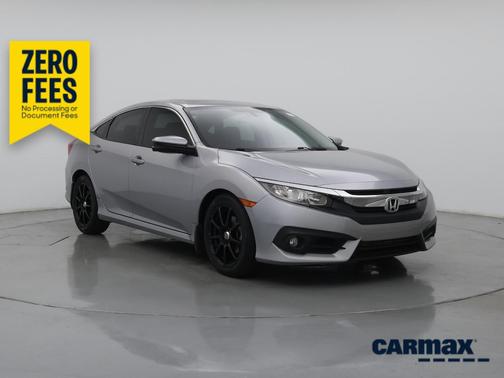 Silver 2016 Honda Civic EX-T