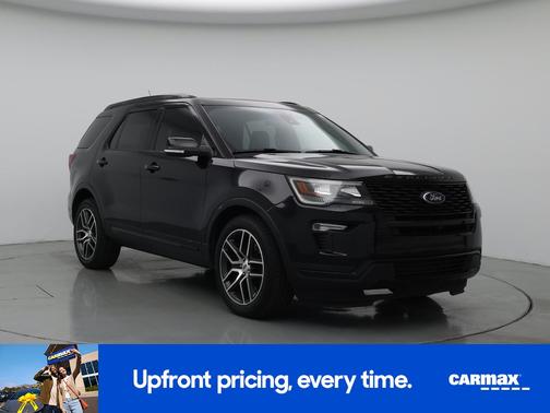 Black 2019 Ford Explorer Sport