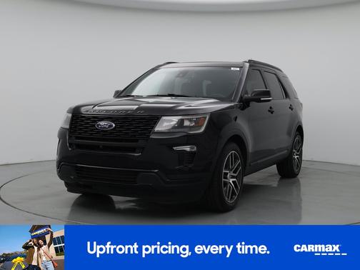 Black 2019 Ford Explorer Sport