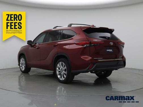 Red 2021 Toyota Highlander Limited