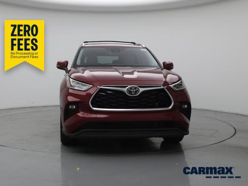Red 2021 Toyota Highlander Limited