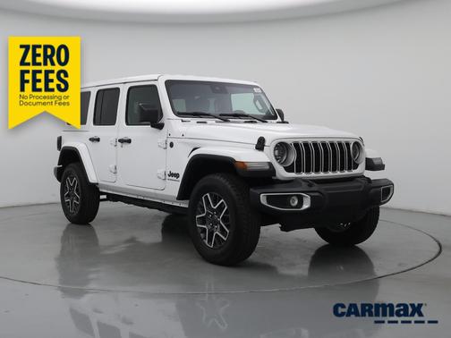 White 2025 Jeep Wrangler Sahara