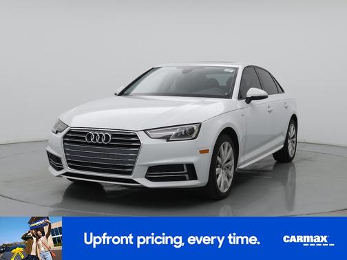 White 2018 Audi A4 Premium