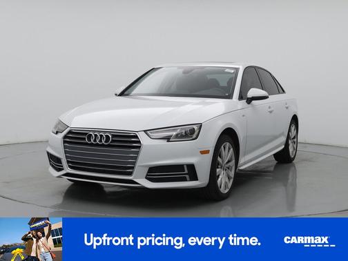 White 2018 Audi A4 Premium