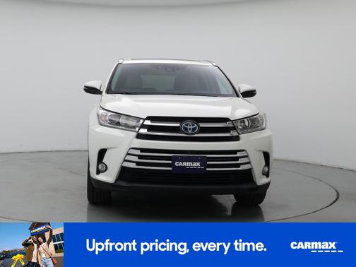White 2017 Toyota Highlander Hybrid Limited Platinum