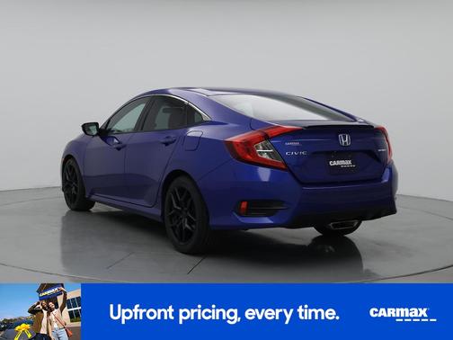 Blue 2019 Honda Civic Sport