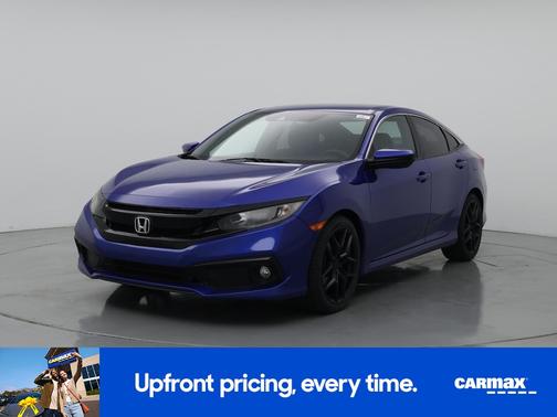 Blue 2019 Honda Civic Sport