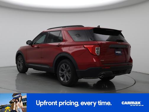 Red 2022 Ford Explorer XLT