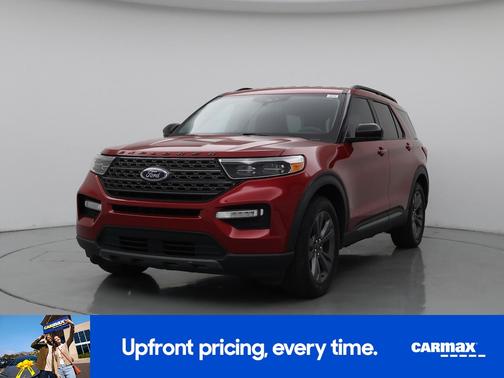 Red 2022 Ford Explorer XLT