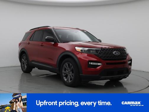 Red 2022 Ford Explorer XLT