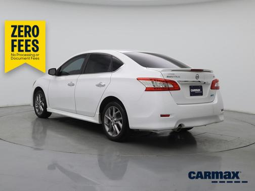 White 2014 Nissan Sentra SR