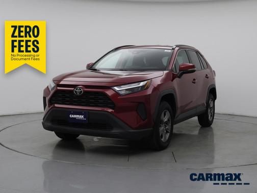 Red 2025 Toyota RAV4 XLE