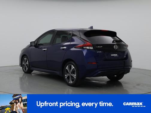 Blue 2021 Nissan Leaf SV