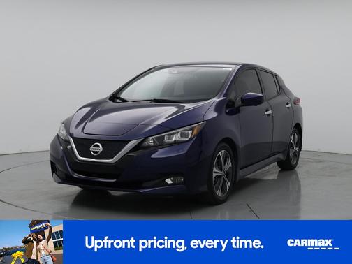 Blue 2021 Nissan Leaf SV