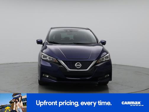 Blue 2021 Nissan Leaf SV