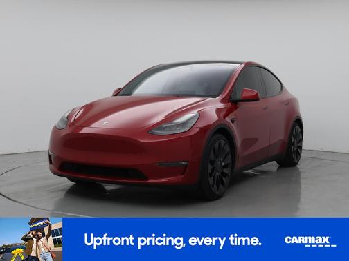 Red 2023 Tesla Model Y Performance