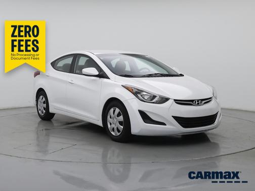 White 2016 Hyundai ELANTRA SE