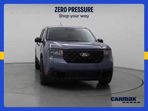 Blue 2025 Ford Maverick XLT
