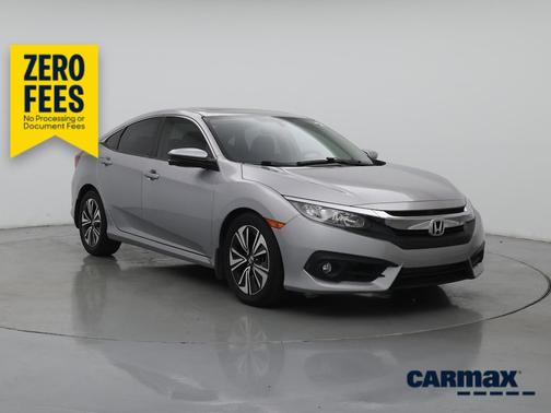 Silver 2018 Honda Civic EX-L