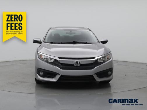 Silver 2018 Honda Civic EX-L