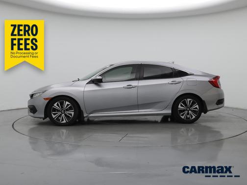 Silver 2018 Honda Civic EX-L