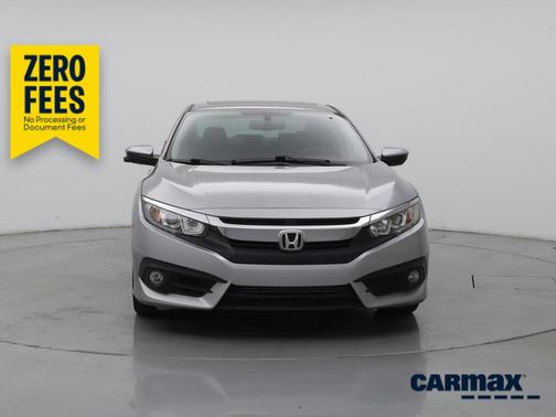 Silver 2018 Honda Civic EX-L