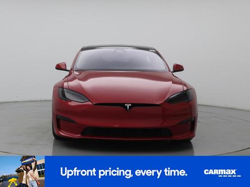 Red 2021 Tesla Model S Long Range