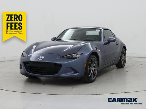 Blue 2017 Mazda MX-5 Miata RF Grand Touring