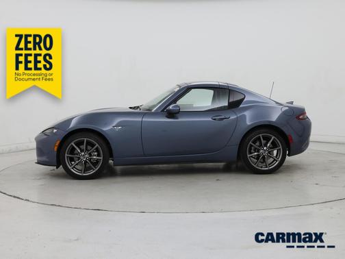 Blue 2017 Mazda MX-5 Miata RF Grand Touring