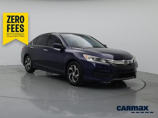 Blue 2017 Honda Accord LX