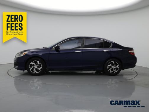 Blue 2017 Honda Accord LX