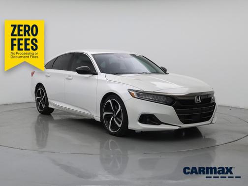 White 2021 Honda Accord Sport