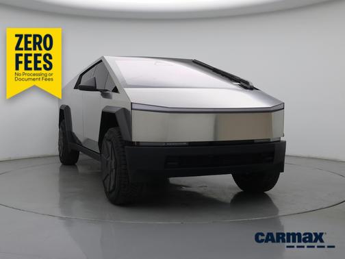 Silver 2024 Tesla Cybertruck Cyberbeast