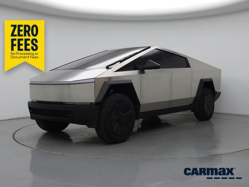 Silver 2024 Tesla Cybertruck Cyberbeast
