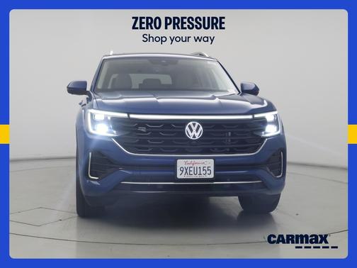 Blue 2025 Volkswagen Atlas SEL Premium R-Line