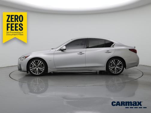 Silver 2020 INFINITI Q50 Luxe