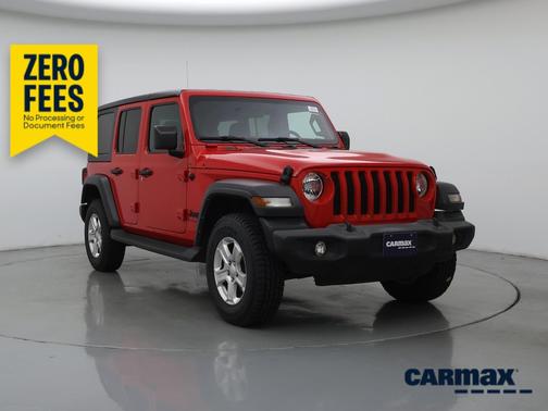 Red 2023 Jeep Wrangler Unlimited Sport S