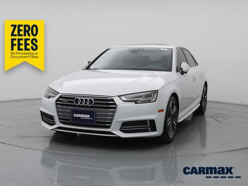 White 2018 Audi A4 Premium Plus