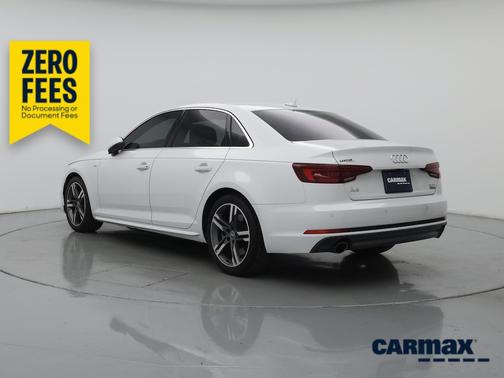 White 2018 Audi A4 Premium Plus