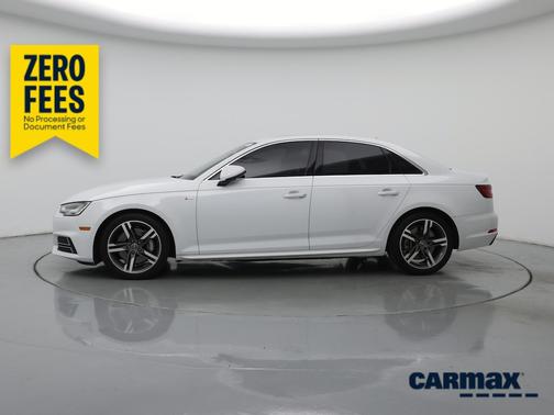 White 2018 Audi A4 Premium Plus