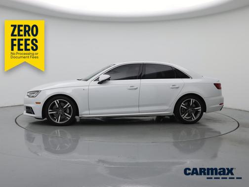 White 2018 Audi A4 Premium Plus