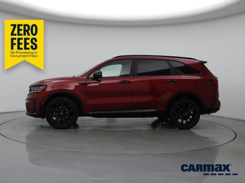 Red 2021 Kia Sorento SX Prestige X-Line