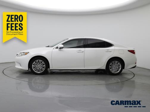 White 2015 Lexus ES 350