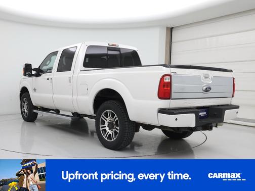 White 2015 Ford F-250 Platinum