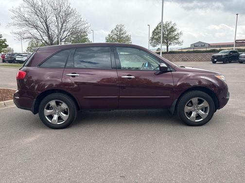 Dark Cherry Pearl 2007 Acura MDX Sport