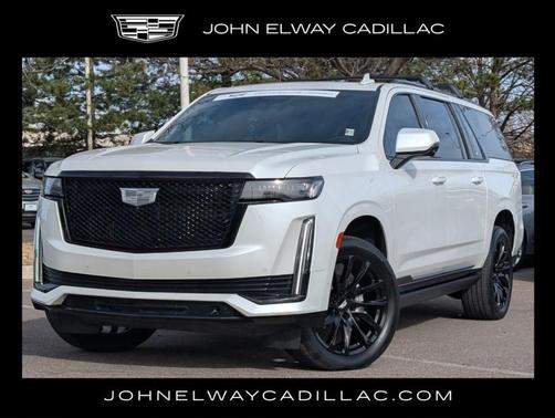Crystal White Tri-Coat 2023 Cadillac Escalade ESV Sport Platinum