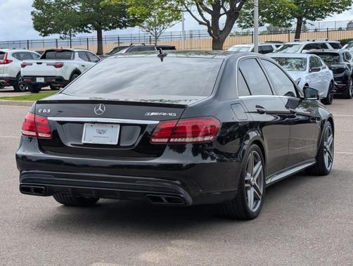 Obsidian Black Metallic 2014 Mercedes-Benz E-Class E 63 AMG S-Model 4MATIC