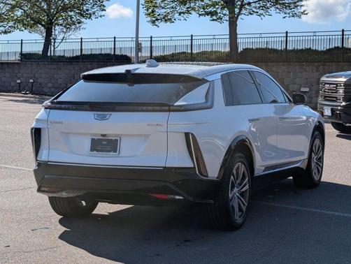 Crystal White Tri-Coat 2024 Cadillac LYRIQ Luxury