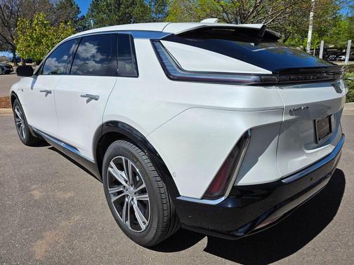Crystal White Tri-Coat 2024 Cadillac LYRIQ Luxury