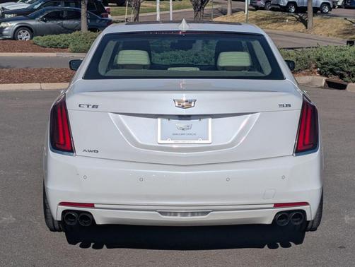 Crystal White Tri-Coat 2018 Cadillac CT6 3.6L Platinum